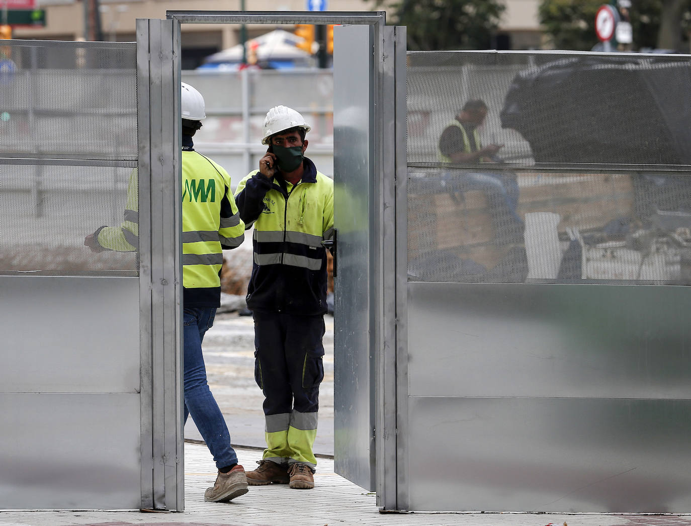 Este lunes varias obras de la capital han vuelto a ponerse en marcha.