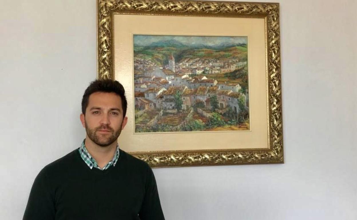 Francisco Javier Anet, en el Ayuntamiento de Arriate. 