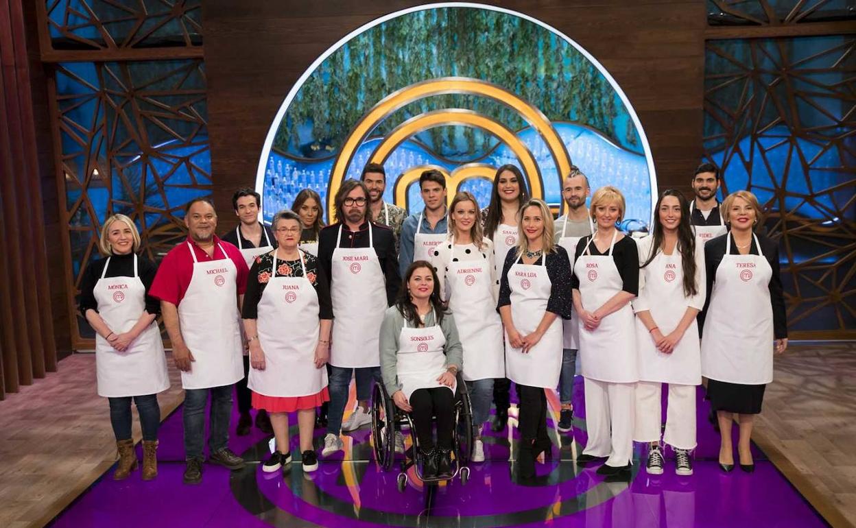 Los aspirantes del concurso MasterChef 8.