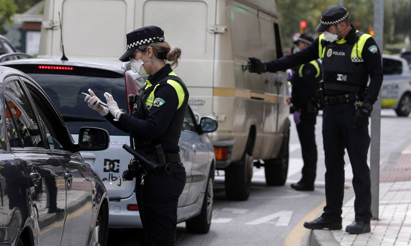 Control de la Policía Local de Málaga