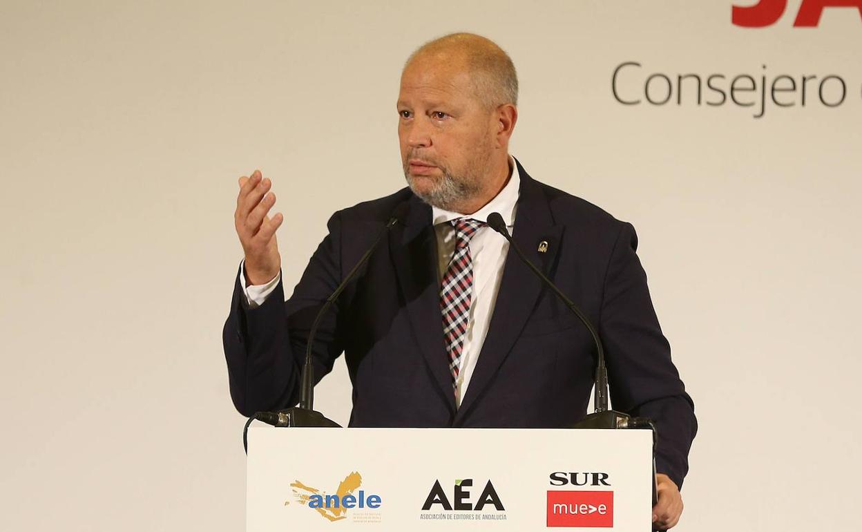 El consejero de Educación y Deporte, Javier Imbroda. 