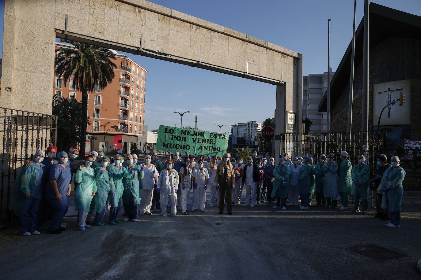 El estado de alarma deja estampas inéditas.