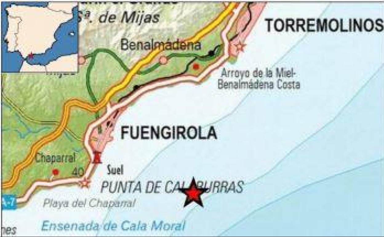 Registran un terremoto en Fuengirola de 3,5 grados