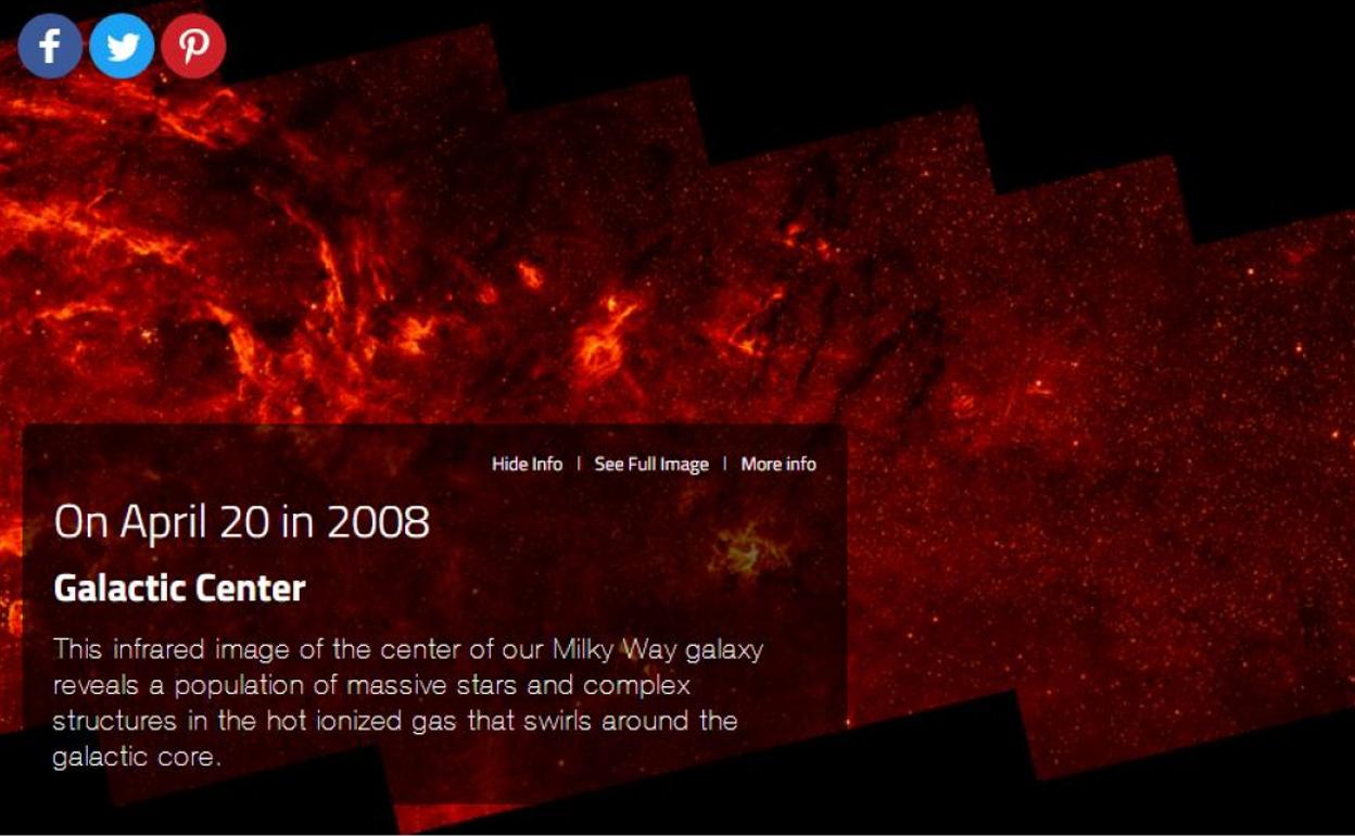 La imagen que consiguió el telescopio espacial Hubble el día de tu cumpleaños