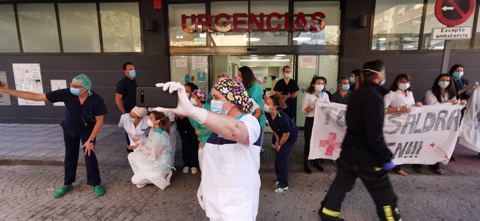 El estado de alarma deja estampas inéditas