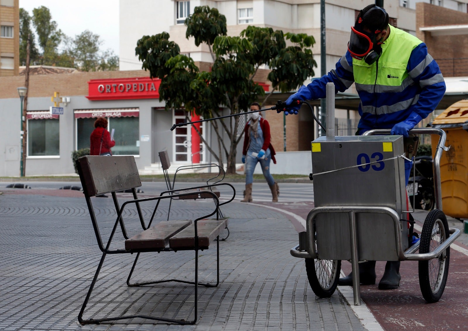 El estado de alarma deja estampas inéditas
