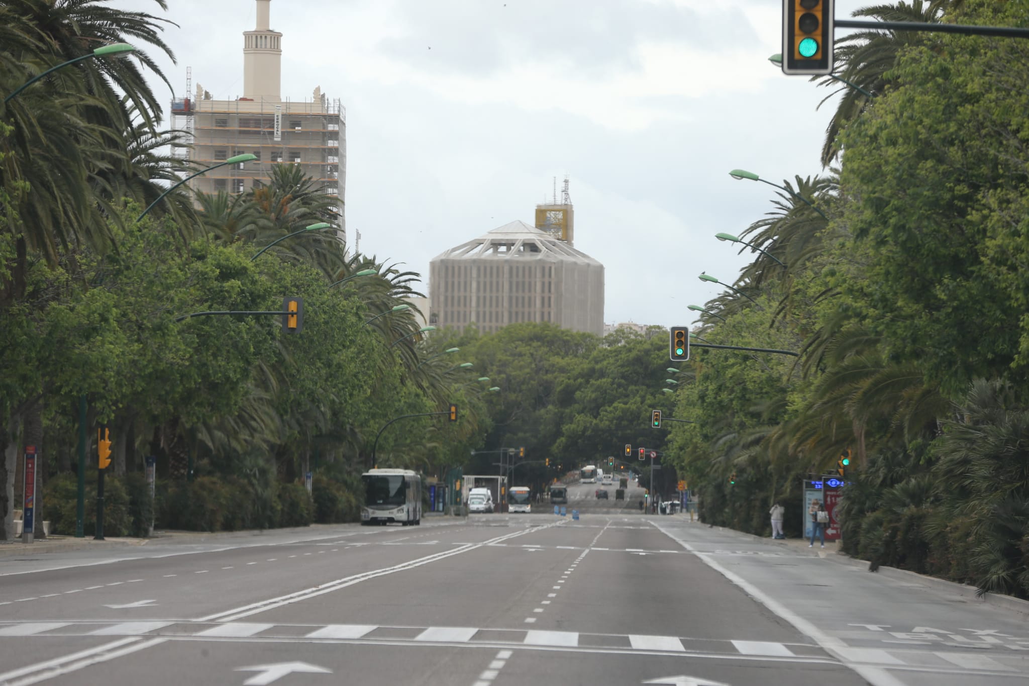 El estado de alarma deja estampas inéditas
