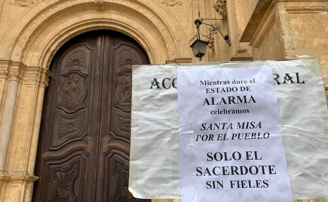La Catedral de Málaga ha permanecido cerrada hasta ahora por la pandemia. 