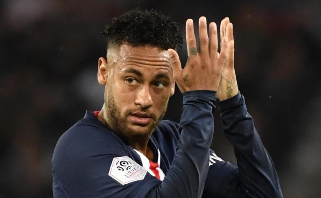 Neymar, delantero del PSG. 