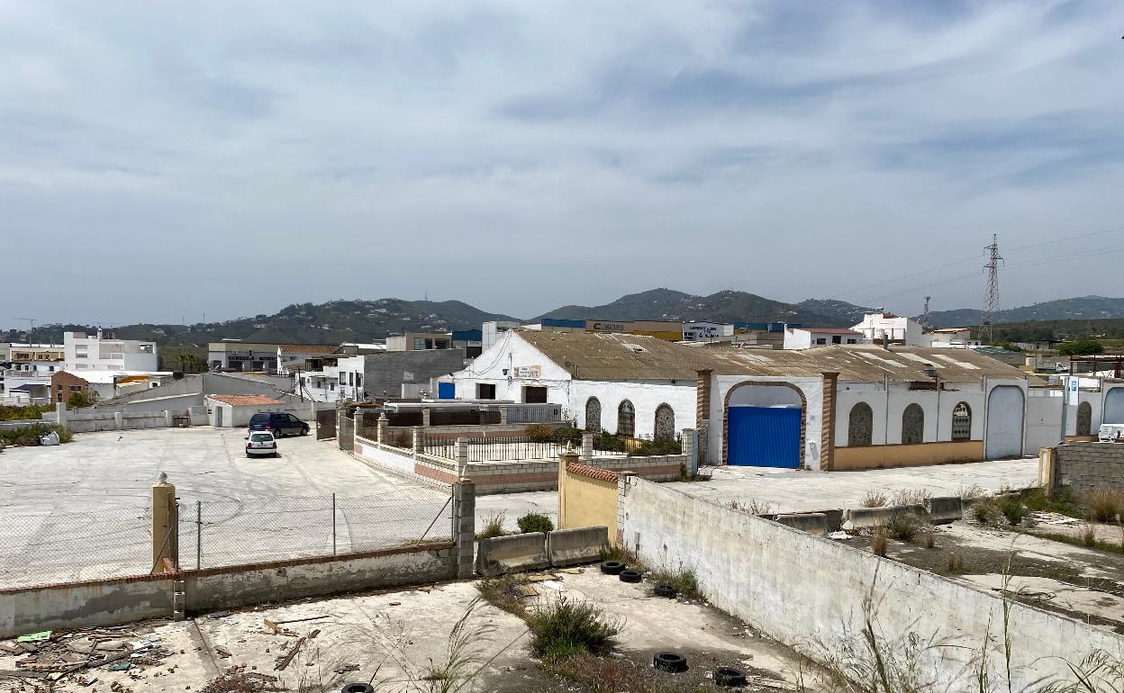 Imagen del polígono industrial de Castillo Alto en Nerja. 