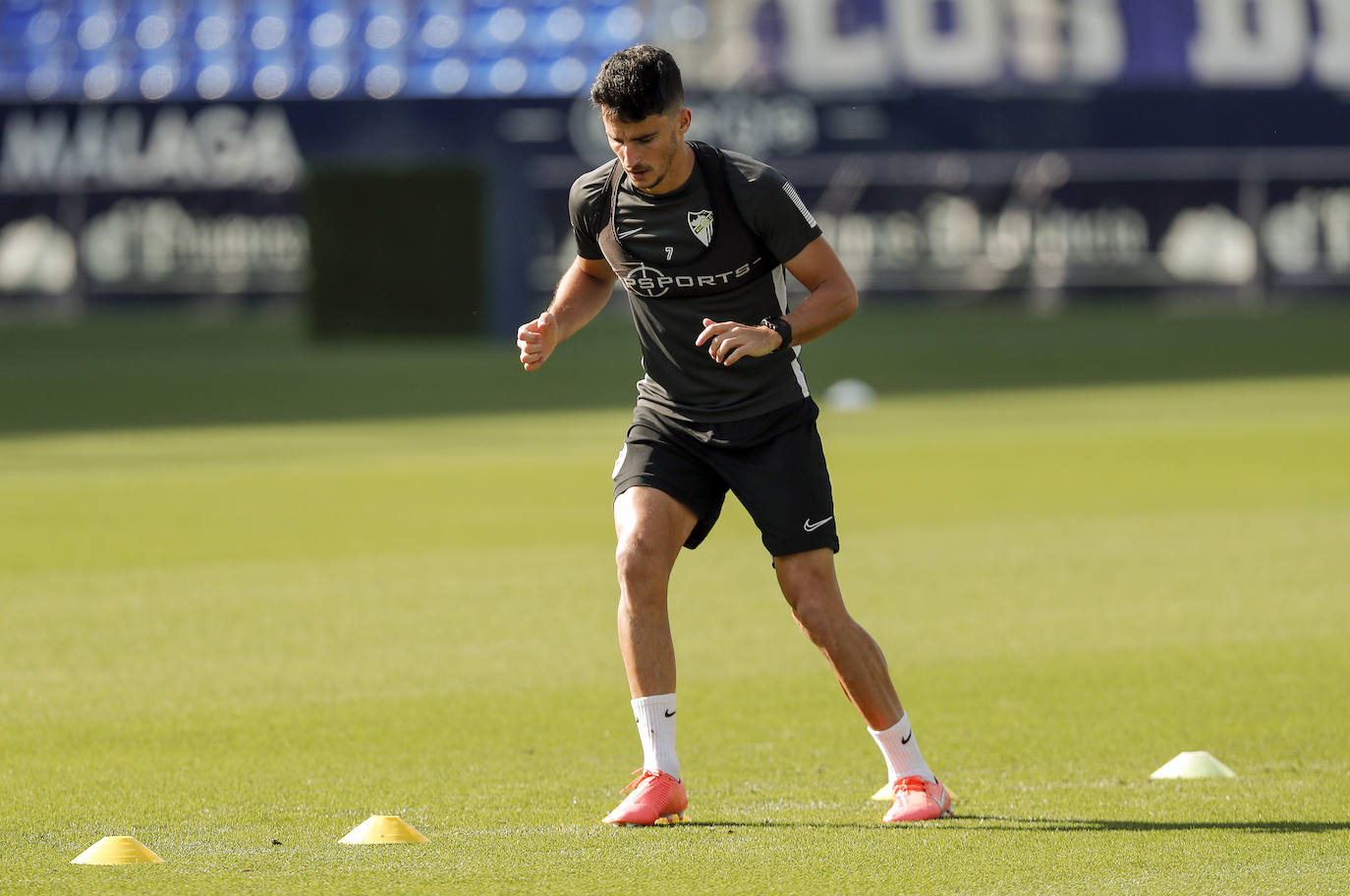 El Málaga comienza esta sábado los entrenamientos individuales entre La Rosaleda y el Anexo tras conocer ayer los resultados de los test