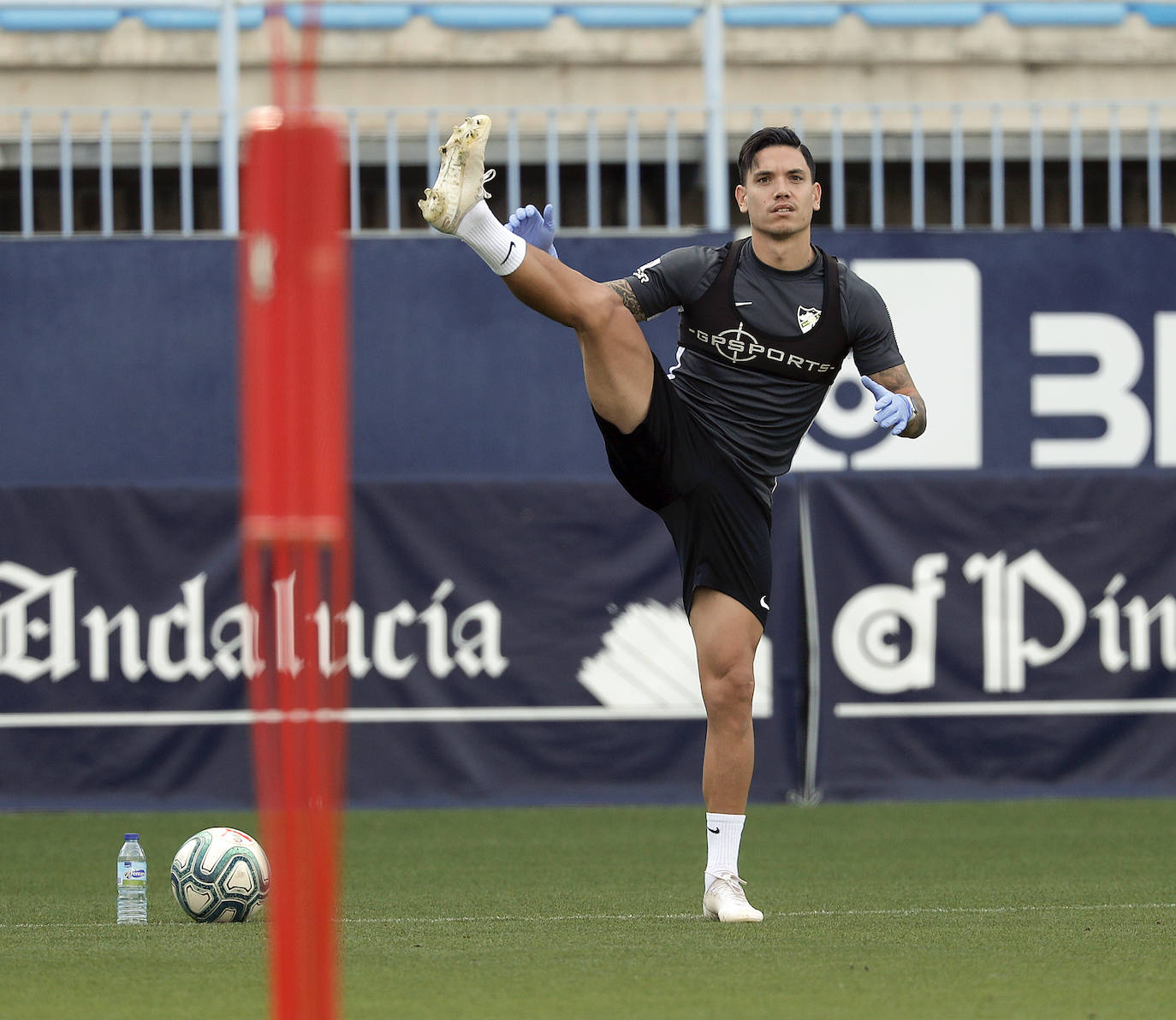 El Málaga comienza esta sábado los entrenamientos individuales entre La Rosaleda y el Anexo tras conocer ayer los resultados de los test