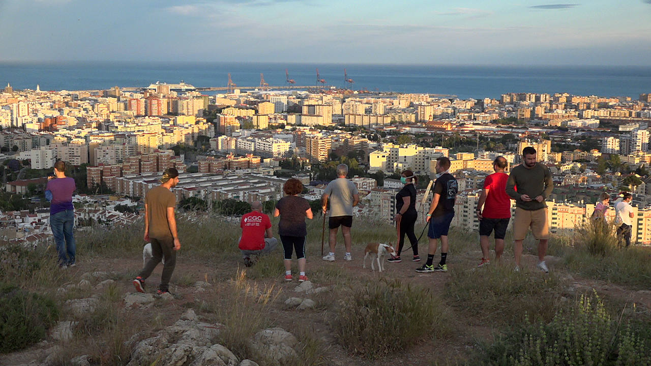 Así estaba el Cerro de la Tortuga este domingo
