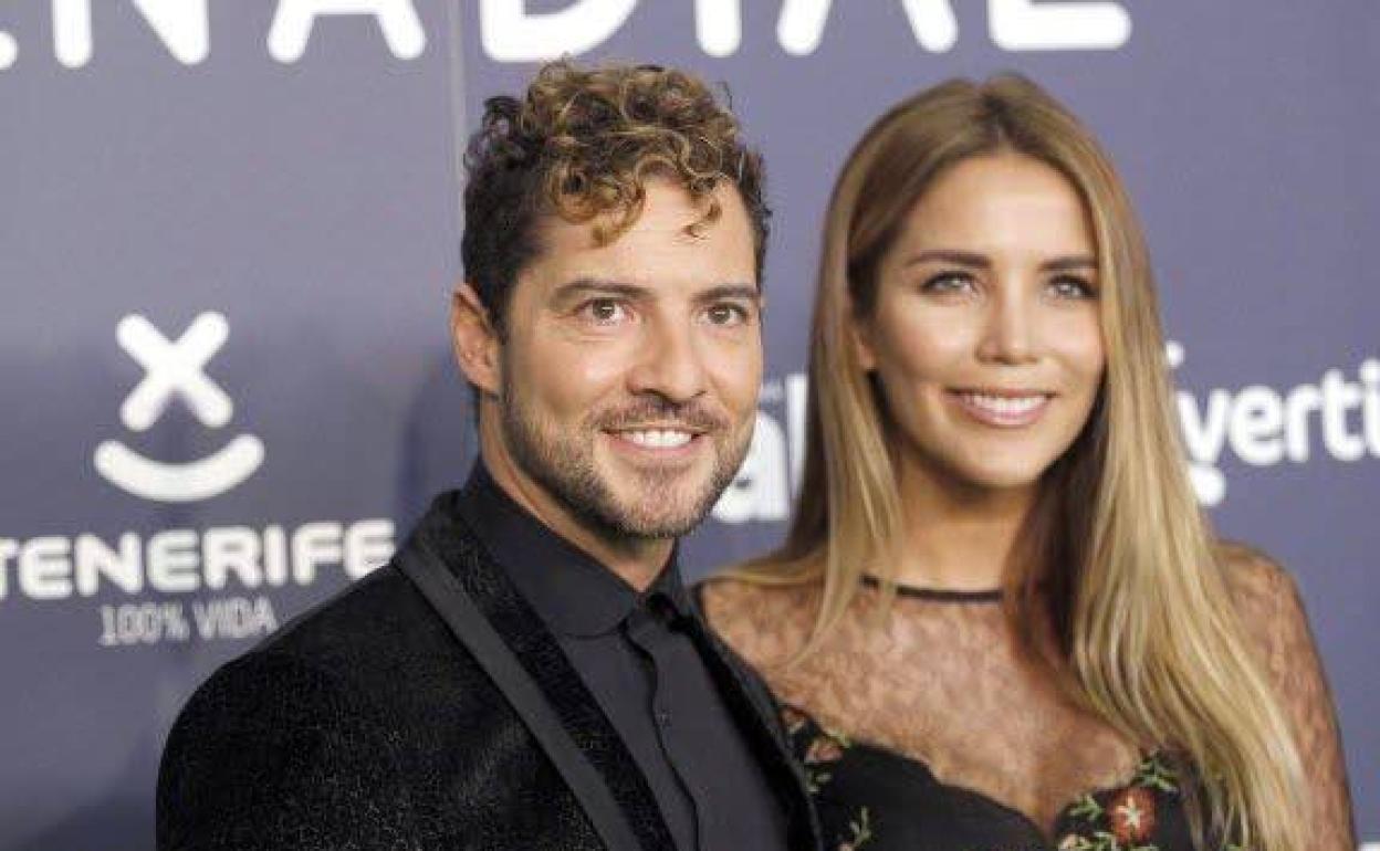 David Bisbal y su mujer Rosanna Zanetti. 