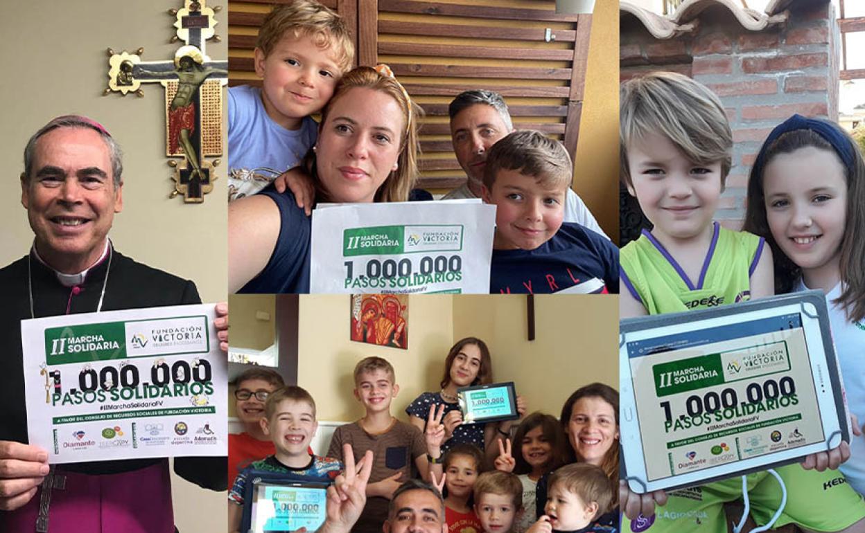 Esta marcha virtual ha reunido a casi diez mil personas, incluido el obispo de Málaga, Jesús Catalá. 