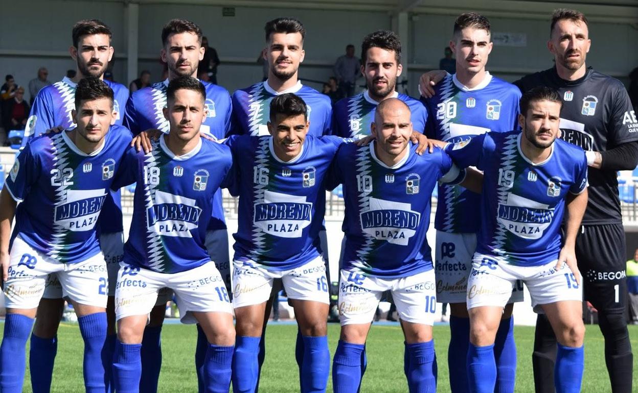 Once inicial del Alhaurino en un partido de esta temporada.