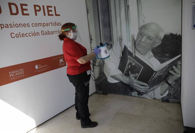 El corazón cultural de Málaga vuelve a latir. En la imagen, la Fundación Picasso-Casa Natal