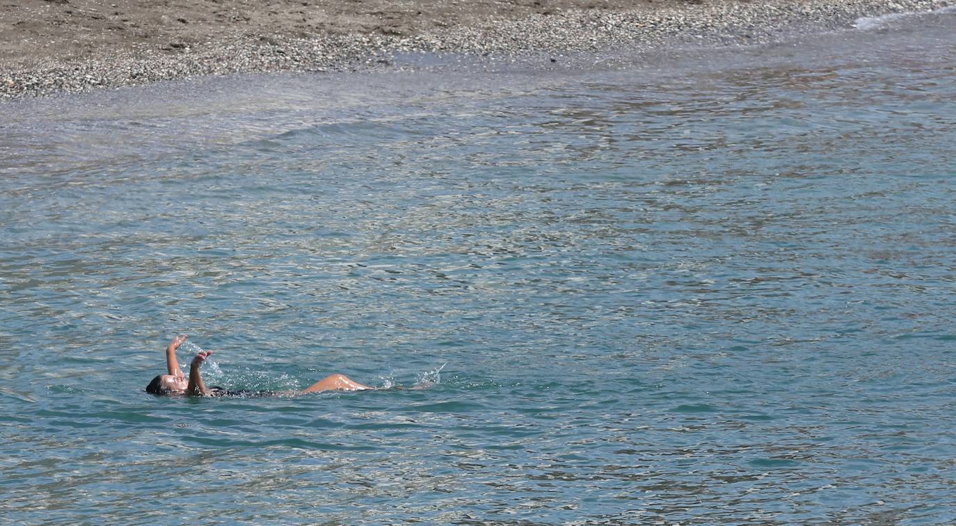Las playas de la capital, este sábado. 