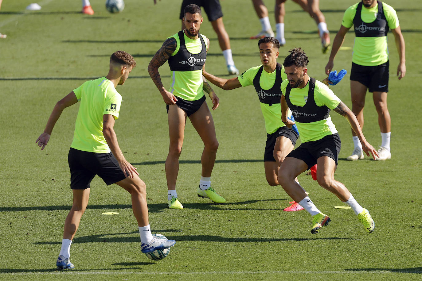 Fotos: El Málaga ultima los preparativos para la vuelta de la Liga