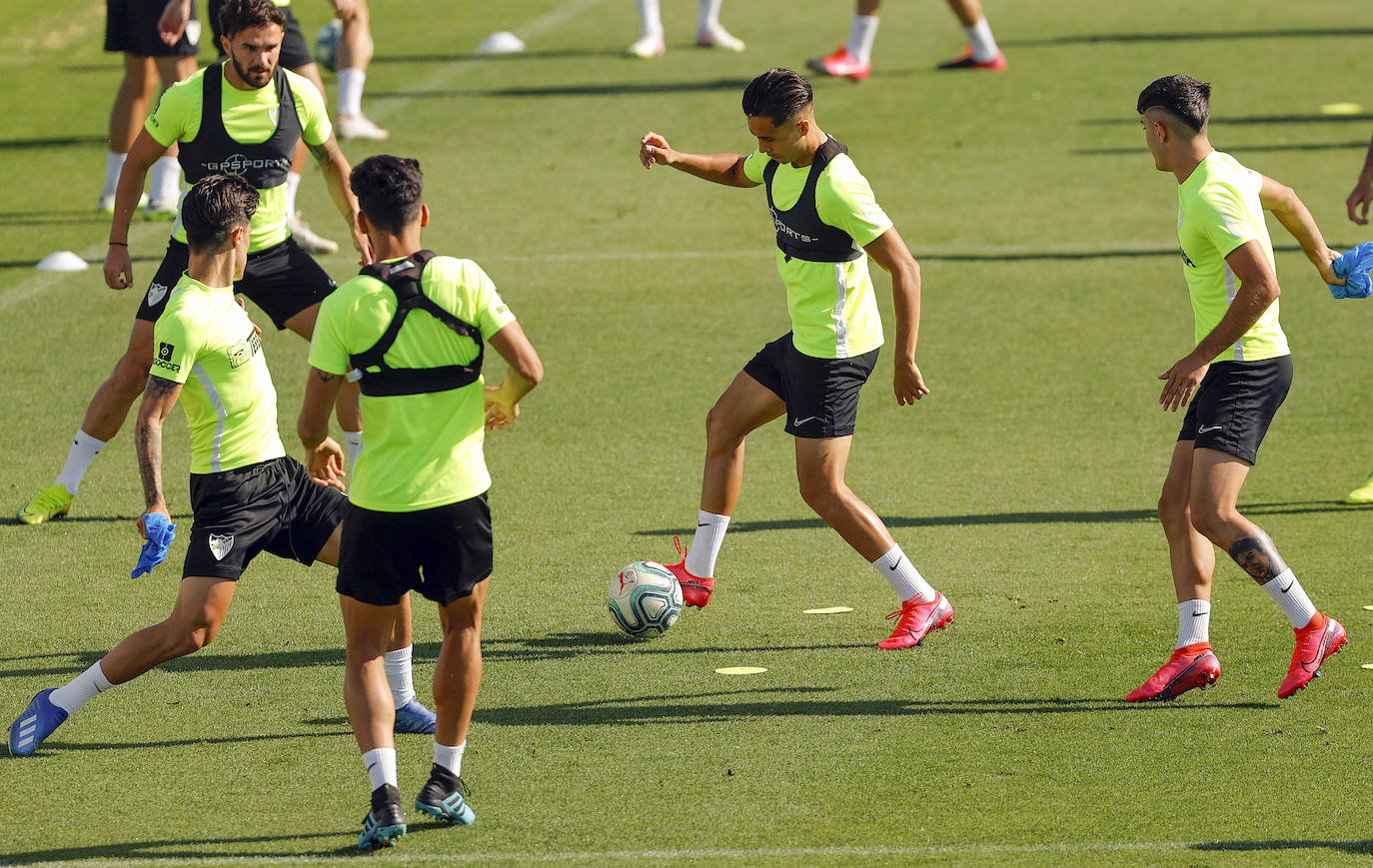 Fotos: El Málaga ultima los preparativos para la vuelta de la Liga