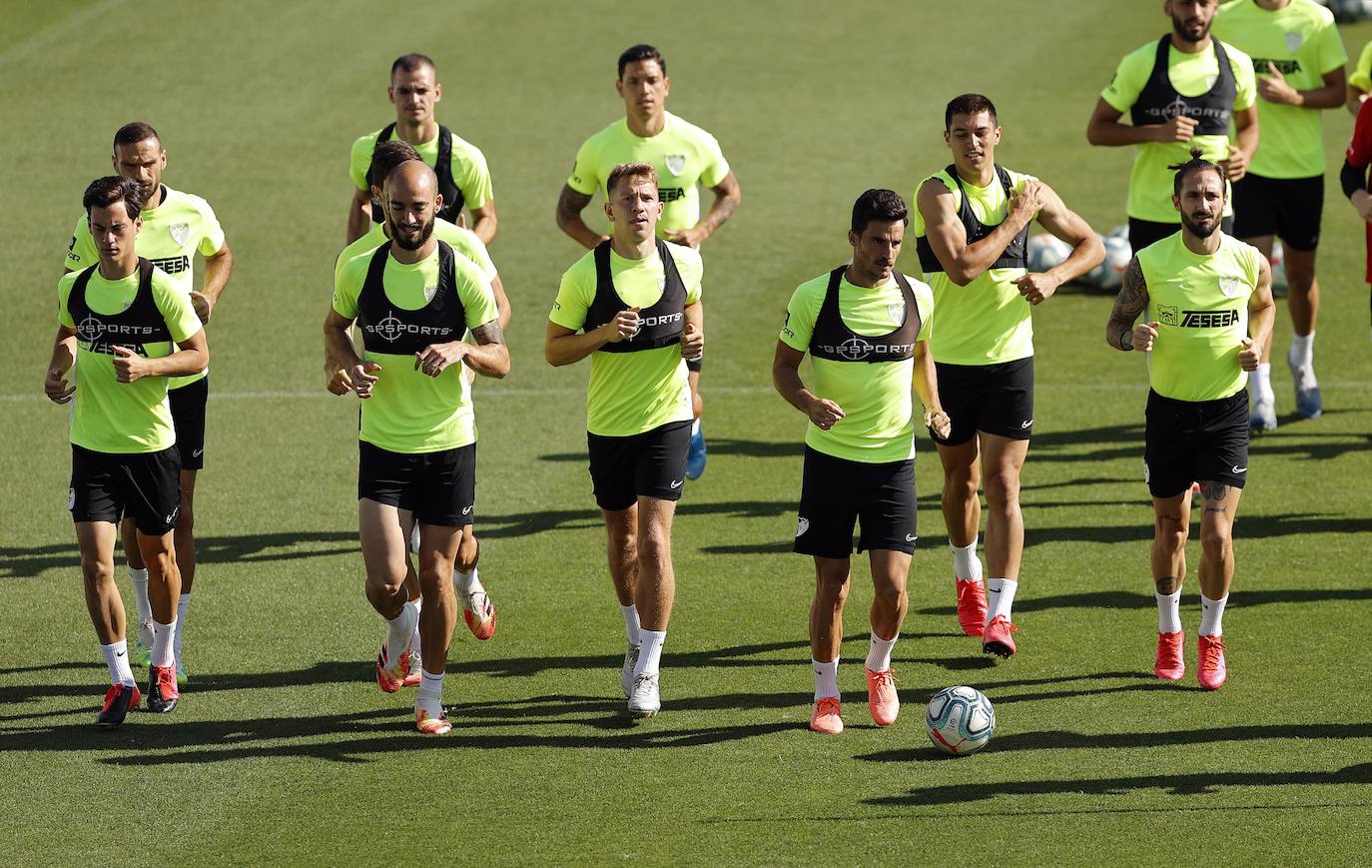 Fotos: El Málaga ultima los preparativos para la vuelta de la Liga