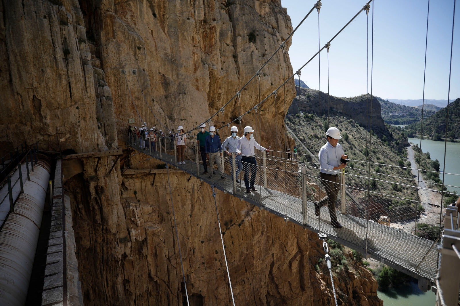 El Caminito del Rey reabre mañana sus puertas con un nuevo plan de seguridad creado junto a la UMA