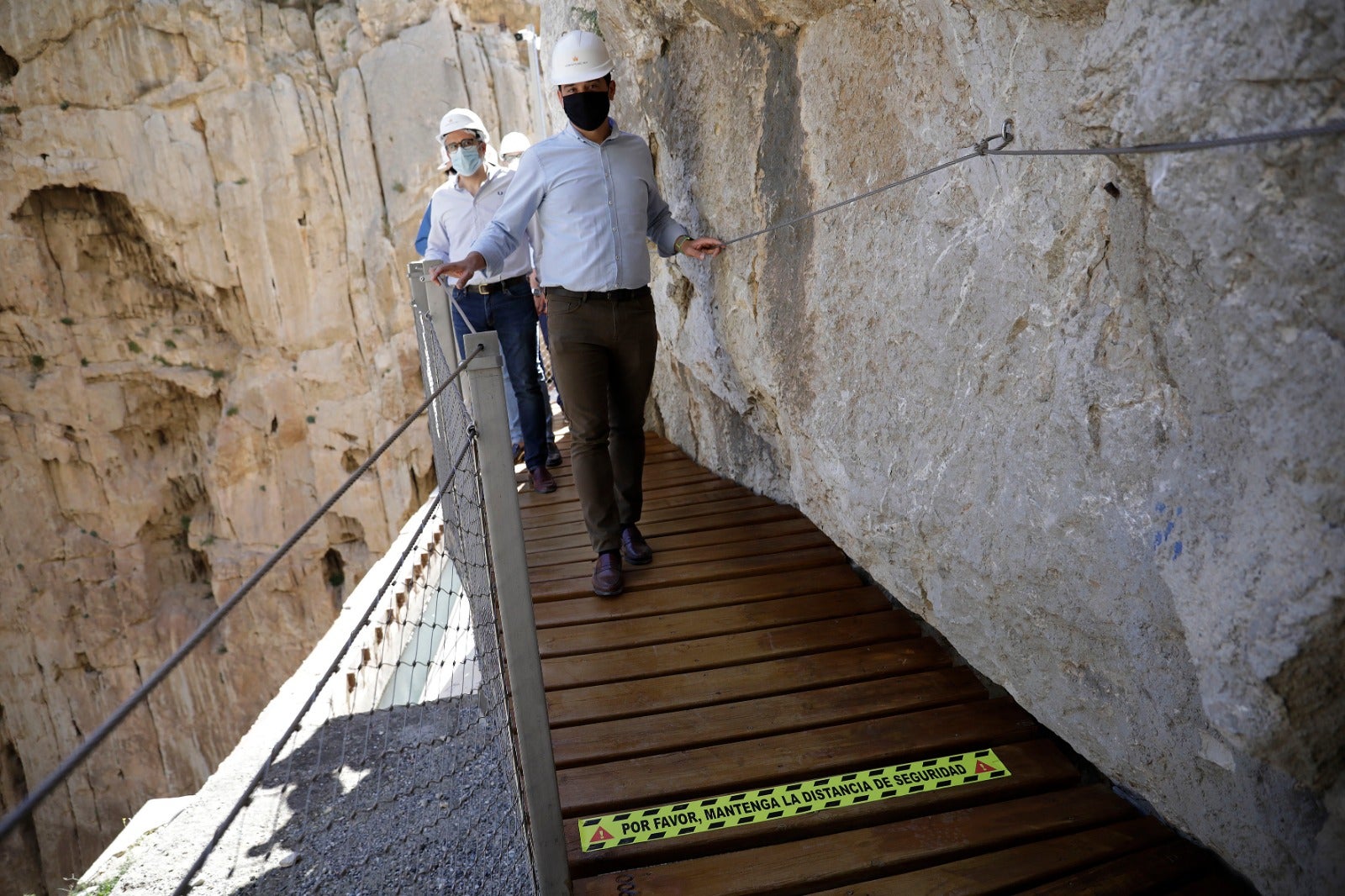El Caminito del Rey reabre mañana sus puertas con un nuevo plan de seguridad creado junto a la UMA