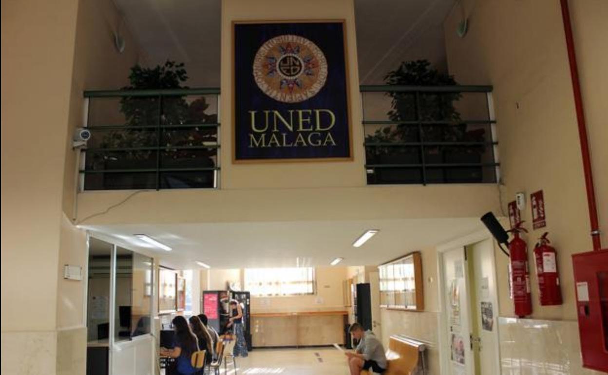 Vista de las dependencias del centro de la UNED en Málaga. 