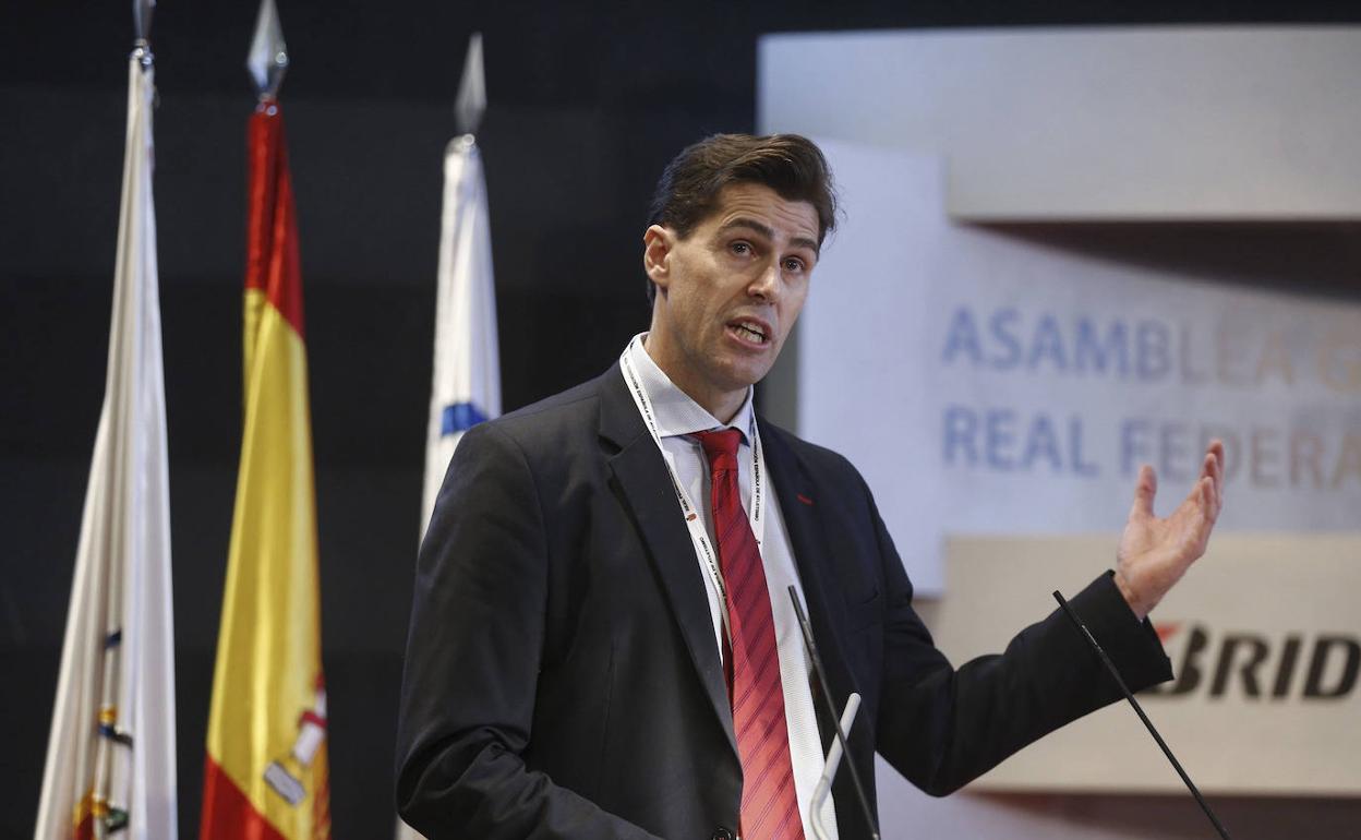 Raúl Chapado, presidente de la Federación Española de Atletismo. 