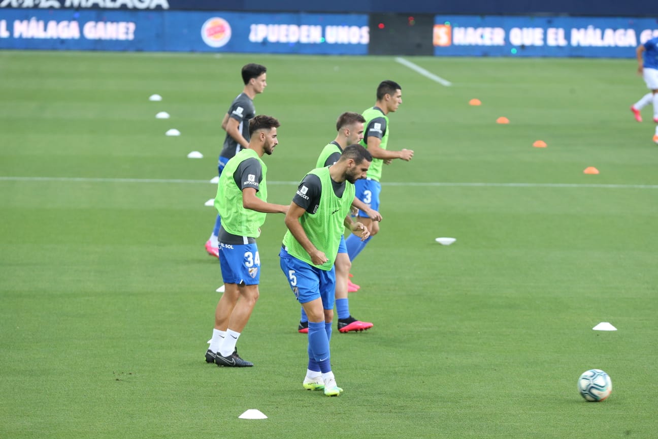 Todos los momentos del partido en imágenes desde La Rosaleda, que por segunda vez abre sus puertas para el fútbol pero sin aficionados en las gradas. 