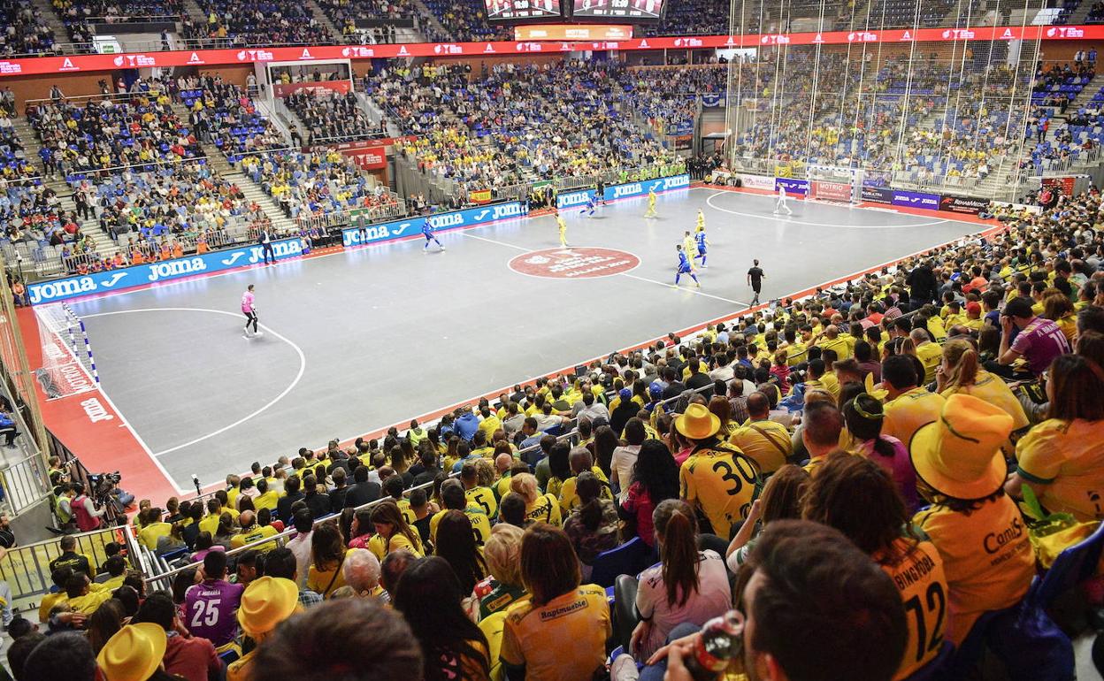 Panorámica del Martín Carpena, lleno en la disputa de la Copa de España con los mismos ocho equipos. 