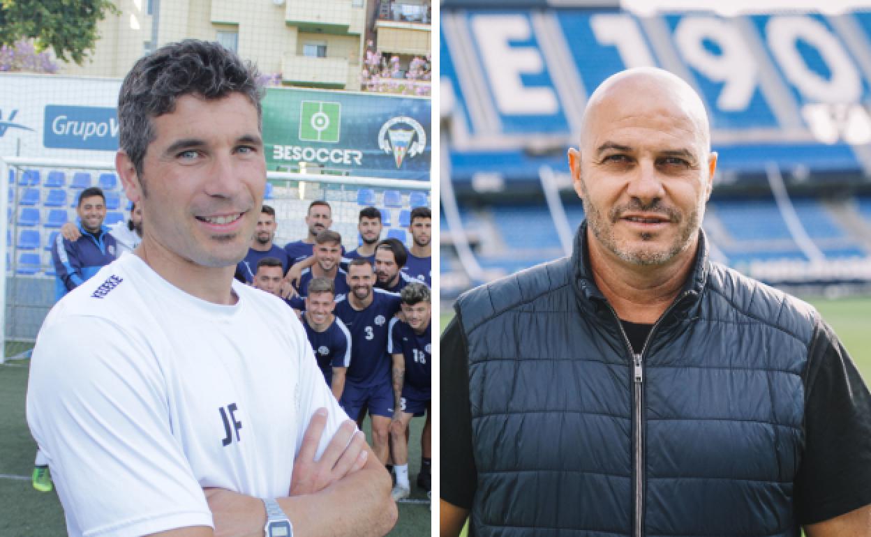 Funes, a la izquierda, y Bravo, a la derecha.