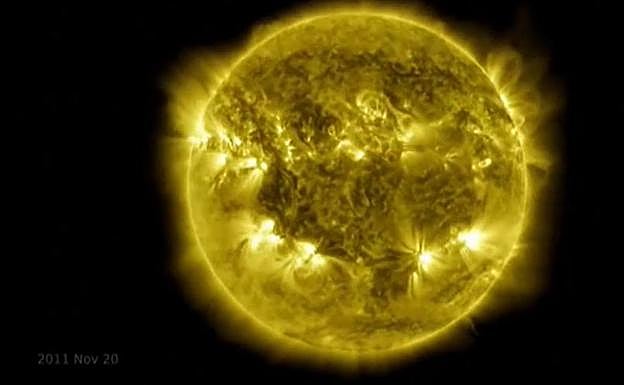 La NASA muestra en un vídeo la evolución del Sol en los últimos 10 años