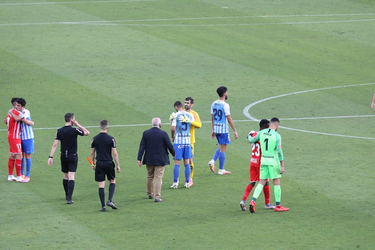 El Málaga gana al Girona (2-0).