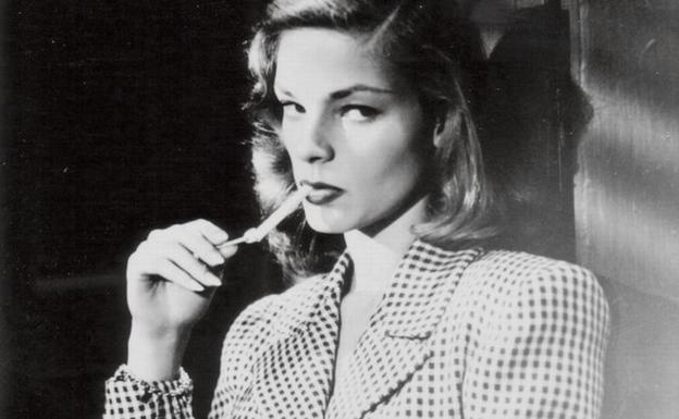 Lauren Bacall en 'Tener y no tener'.