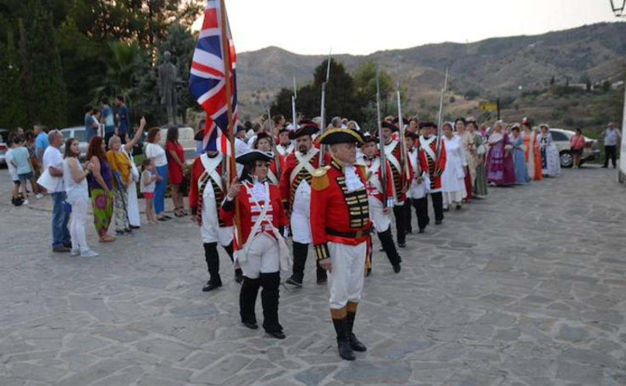 Imagen de archivo de una edición anterior de la fiesta del 4 de julio en Macharaviaya. 