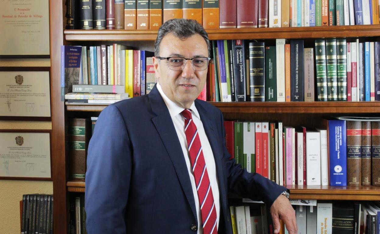 José Manuel Conejo es uno de los candidatos a las elecciones del Colegio de Abogados de Málaga. 