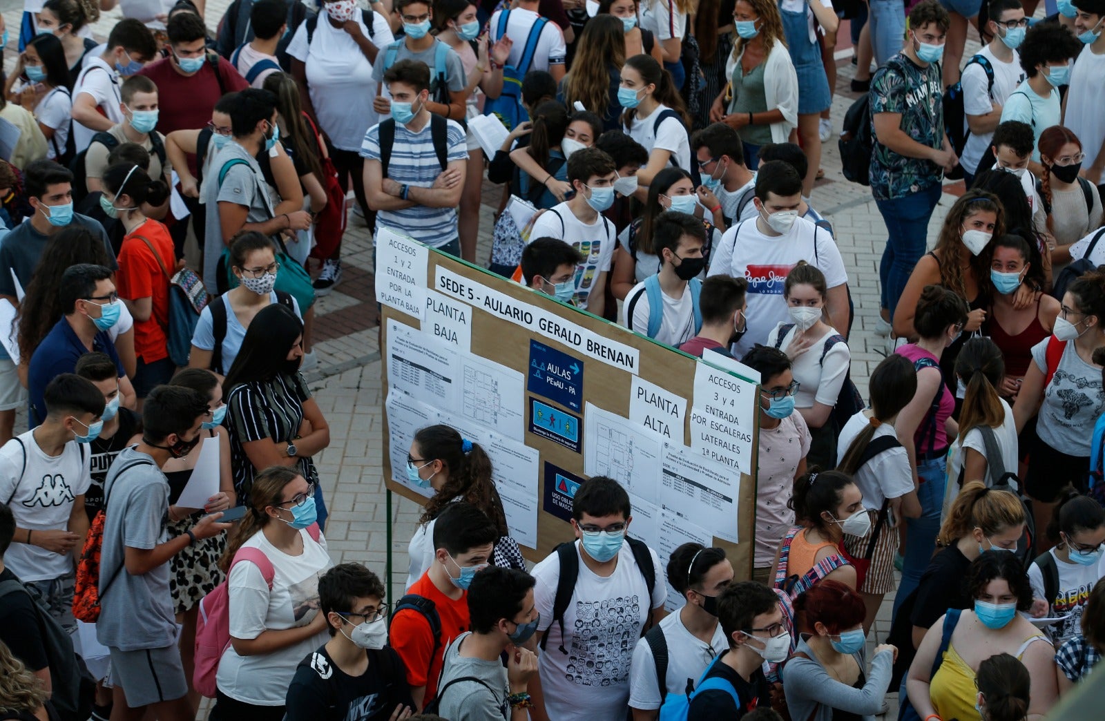 Bajo un exigente protocolo anti-Covid, hoy inician las pruebas para acceder a la universidad 9.100 alumnos, una cifra histórica 