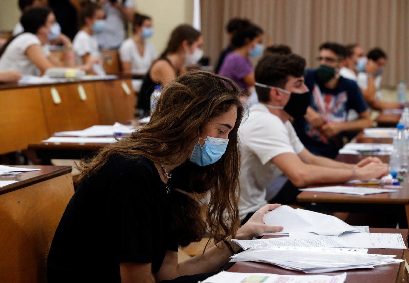 Bajo un exigente protocolo anti-Covid, hoy inician las pruebas para acceder a la universidad 9.100 alumnos, una cifra histórica 