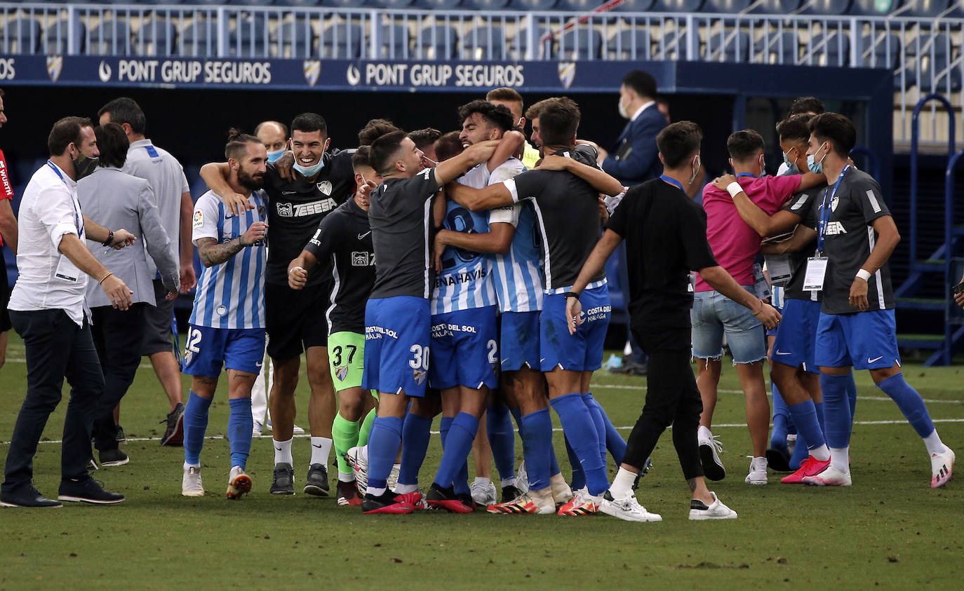 El Málaga logró una valiosa victoria en La Rosaleda