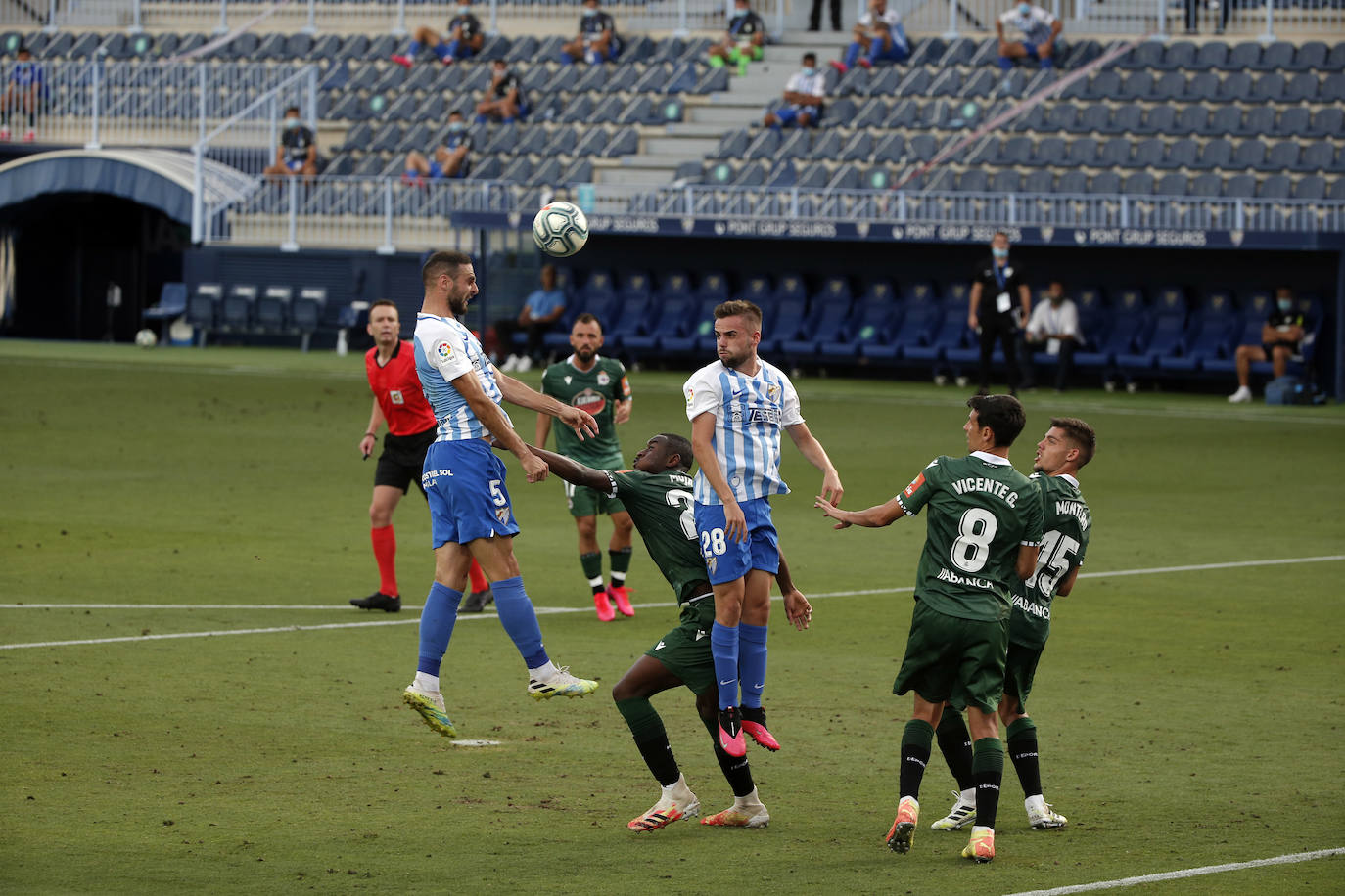 El Málaga logró una valiosa victoria en La Rosaleda