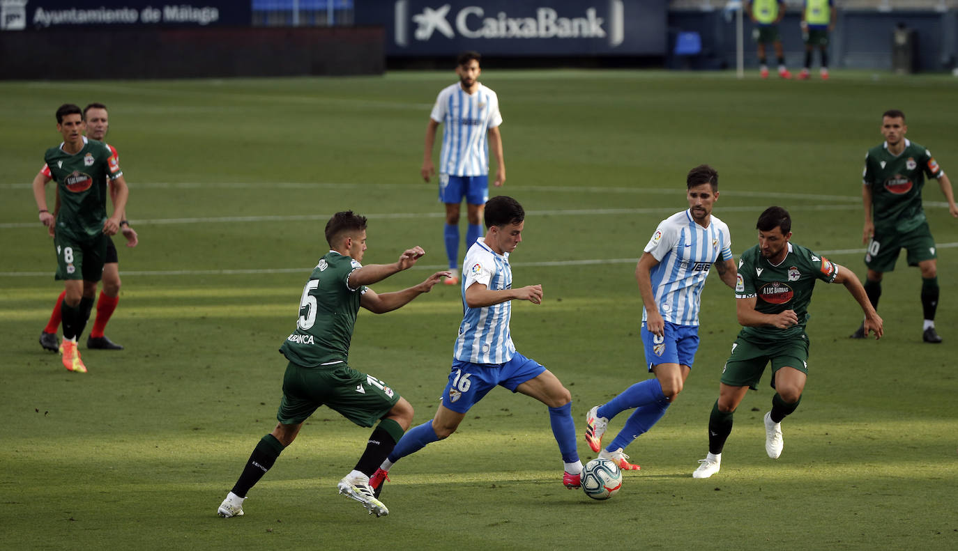 El Málaga logró una valiosa victoria en La Rosaleda