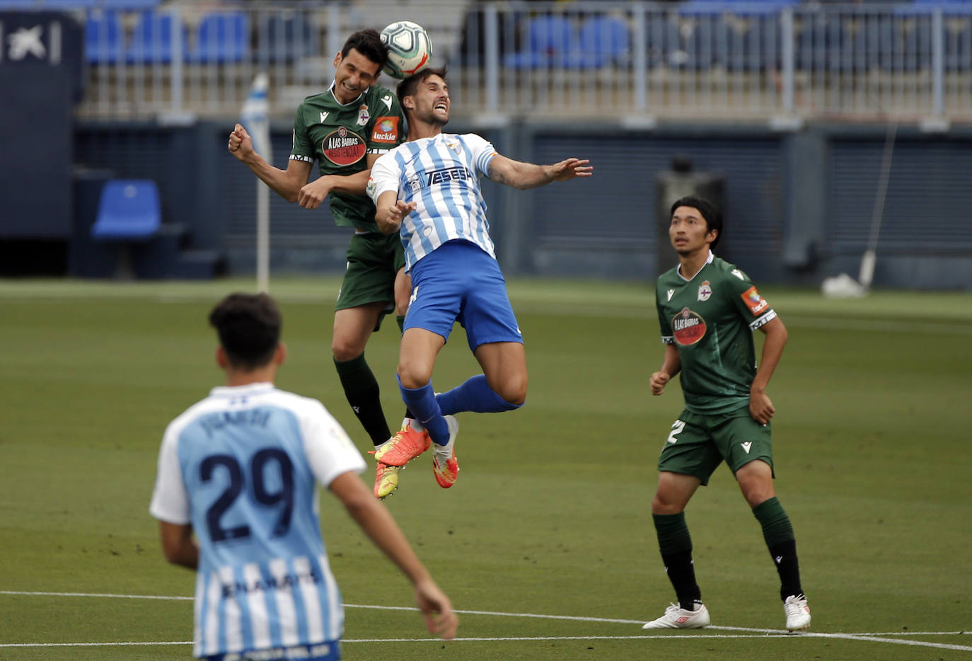 El Málaga logró una valiosa victoria en La Rosaleda