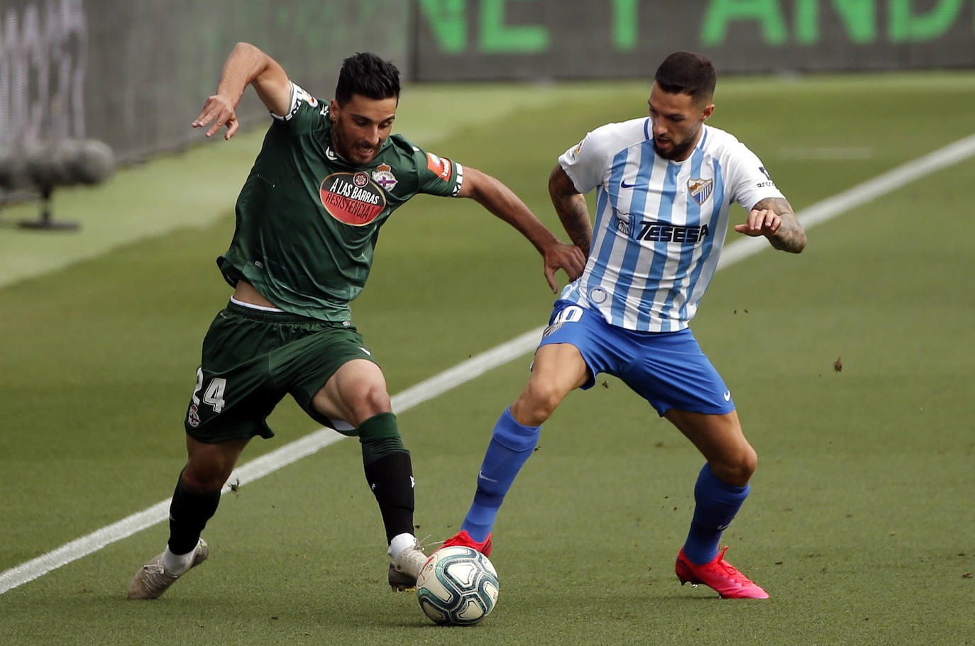 El Málaga logró una valiosa victoria en La Rosaleda