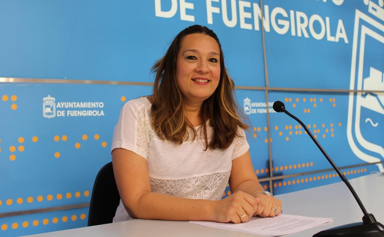 La concejala de Hacienda, Rosana Bravo, en rueda de prensa.