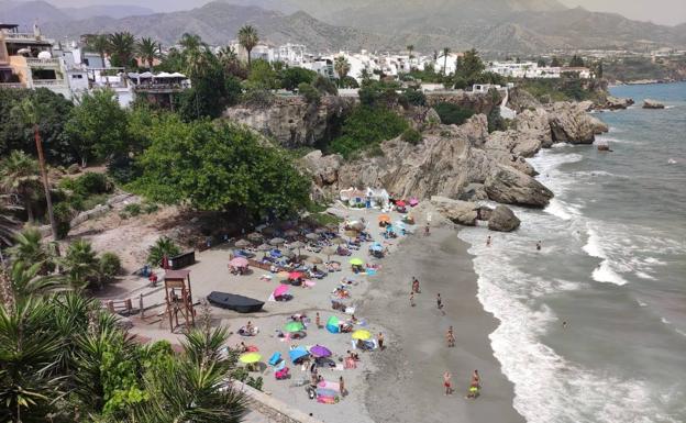 Playa de Calahonda, en Nerja