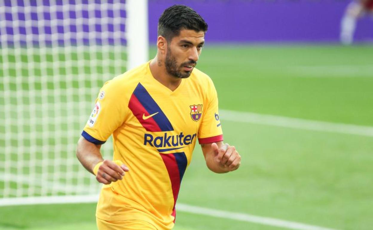 Luis Suárez, delantero del Barça. 