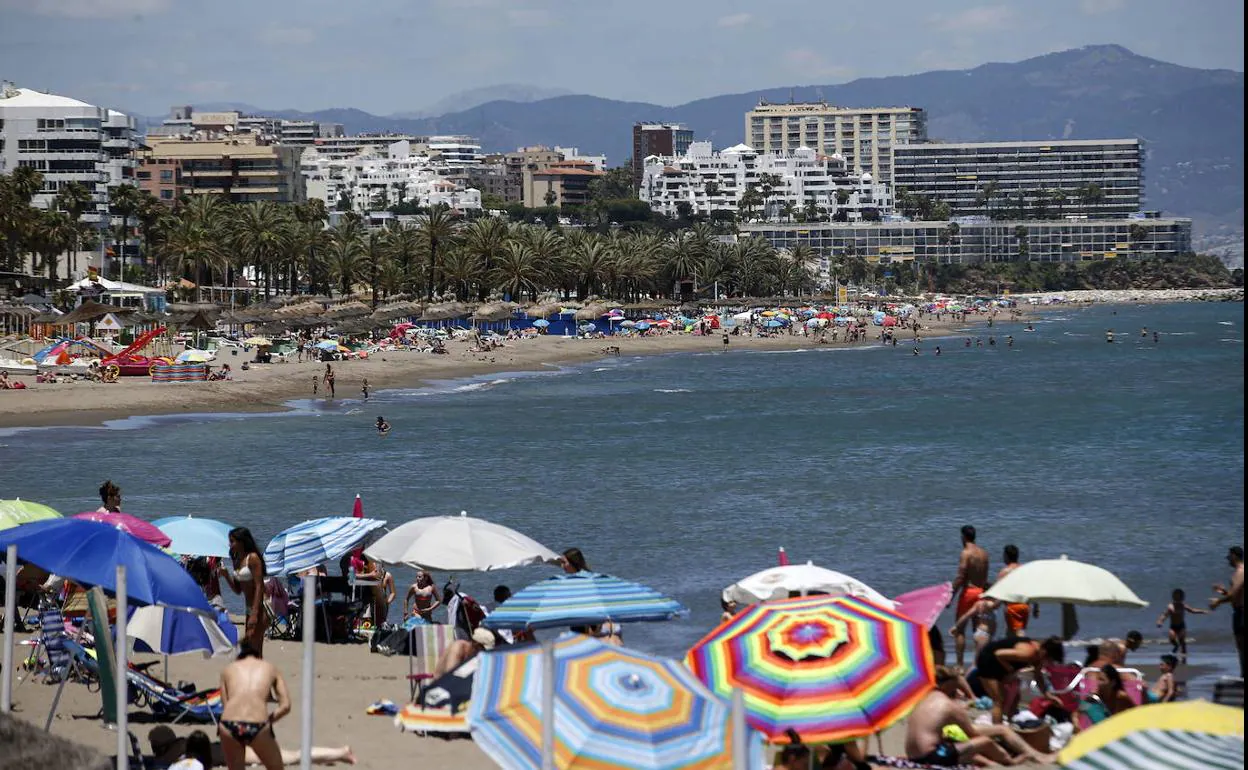 Imagen de archivo de la costa de Torremolinos.