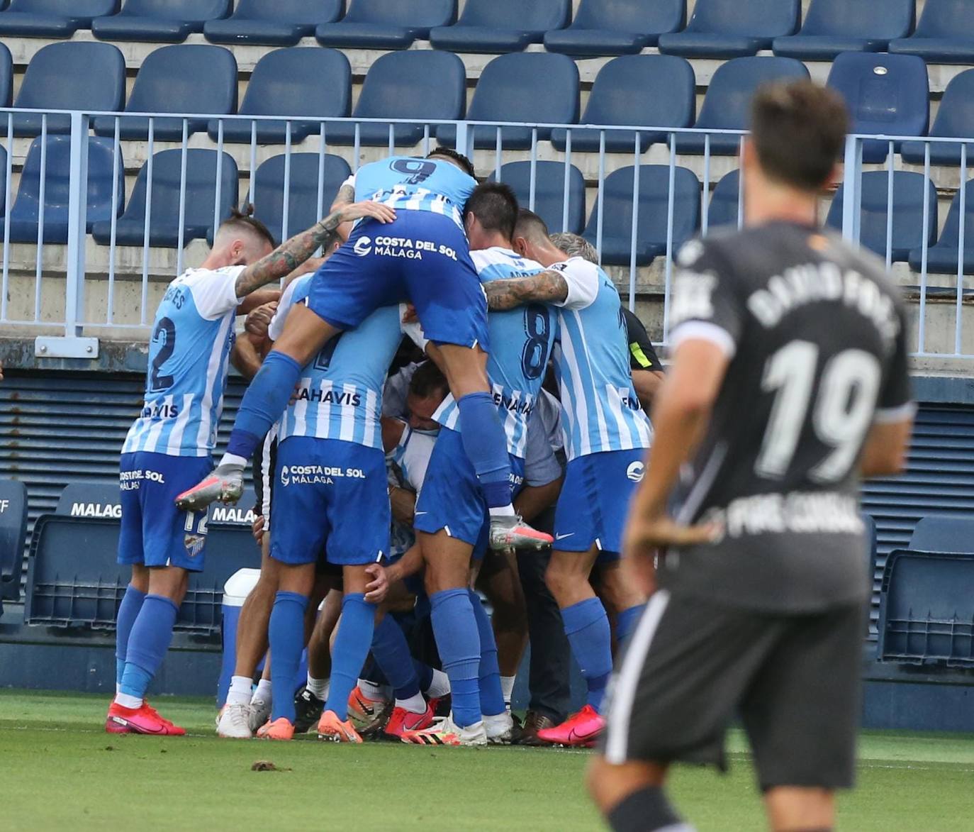 El equipo de Pellicer recibió al Alcorcón en la penúltima jornada. 