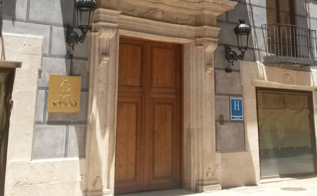 Fachada. Palacio de Félix Solesio en la actualidad. 